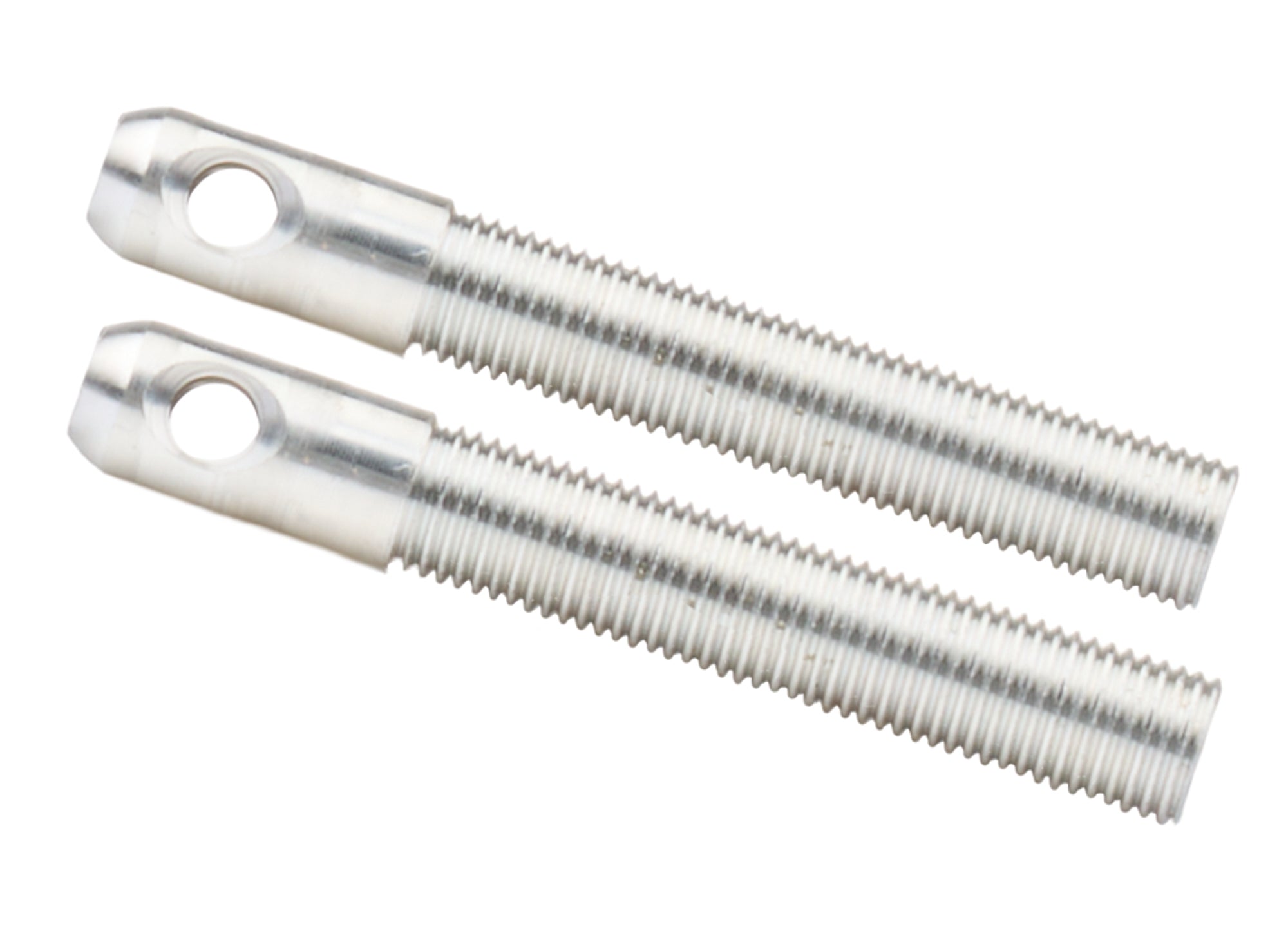 L/W Aluminum Hood Pins 3/8in Silver 2pk Hood Pin Fastener Kits and Components Allstar Performance