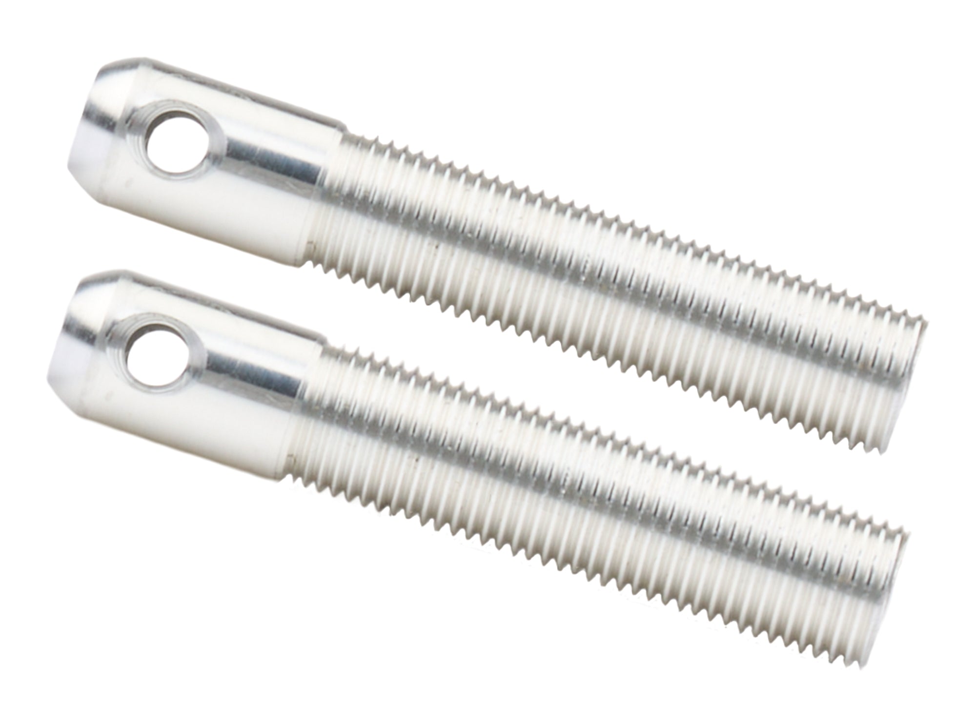 L/W Aluminum Hood Pins 1/2in Silver 2pk Hood Pin Fastener Kits and Components Allstar Performance
