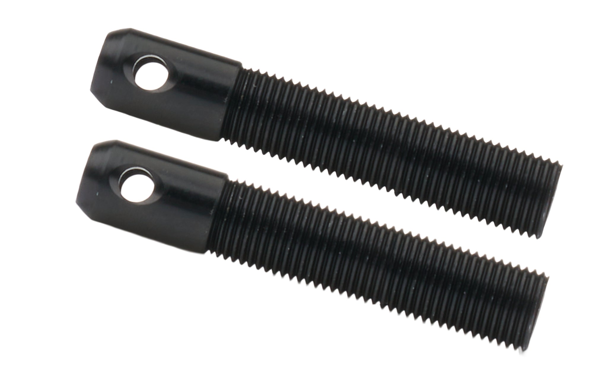 L/W Aluminum Hood Pins 1/2in Black 2pk Hood Pin Fastener Kits and Components Allstar Performance