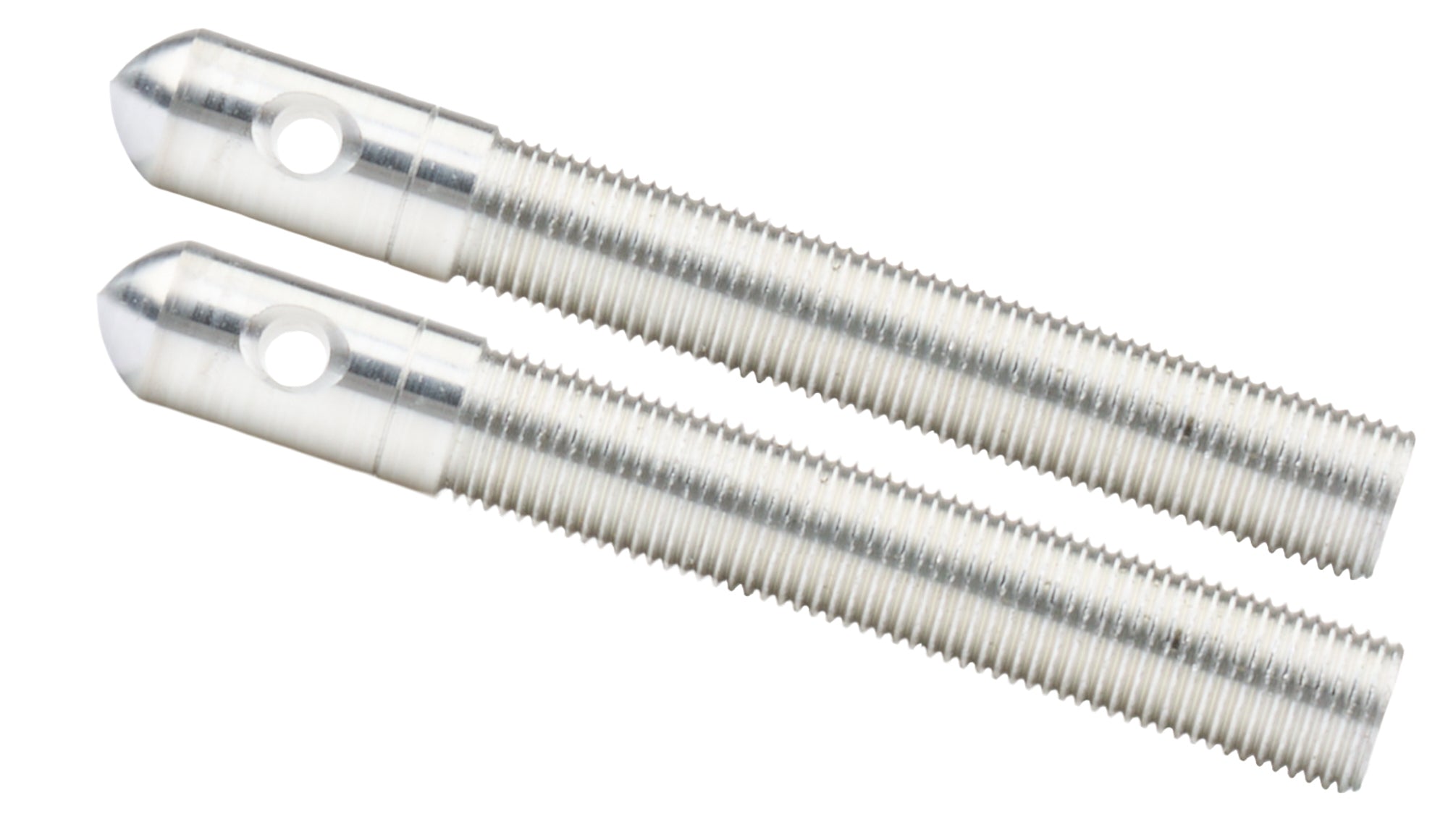 Alum Hood Pins 1/2in w/ 3/16in Hole 2pkSilver Hood Pin Fastener Kits and Components Allstar Performance