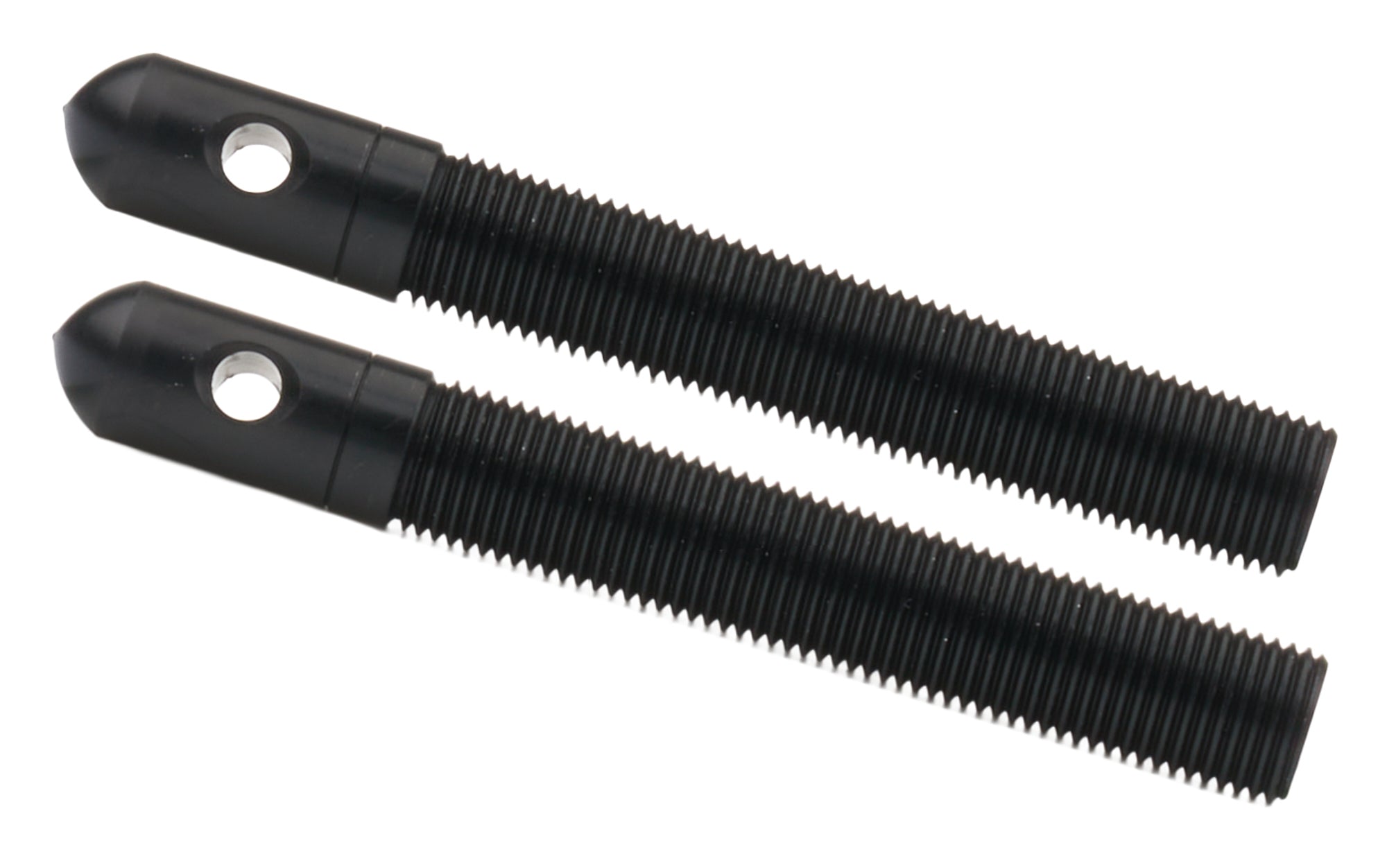 Alum Hood Pins 1/2in w/ 3/16in Hole 2pk Black Hood Pin Fastener Kits and Components Allstar Performance
