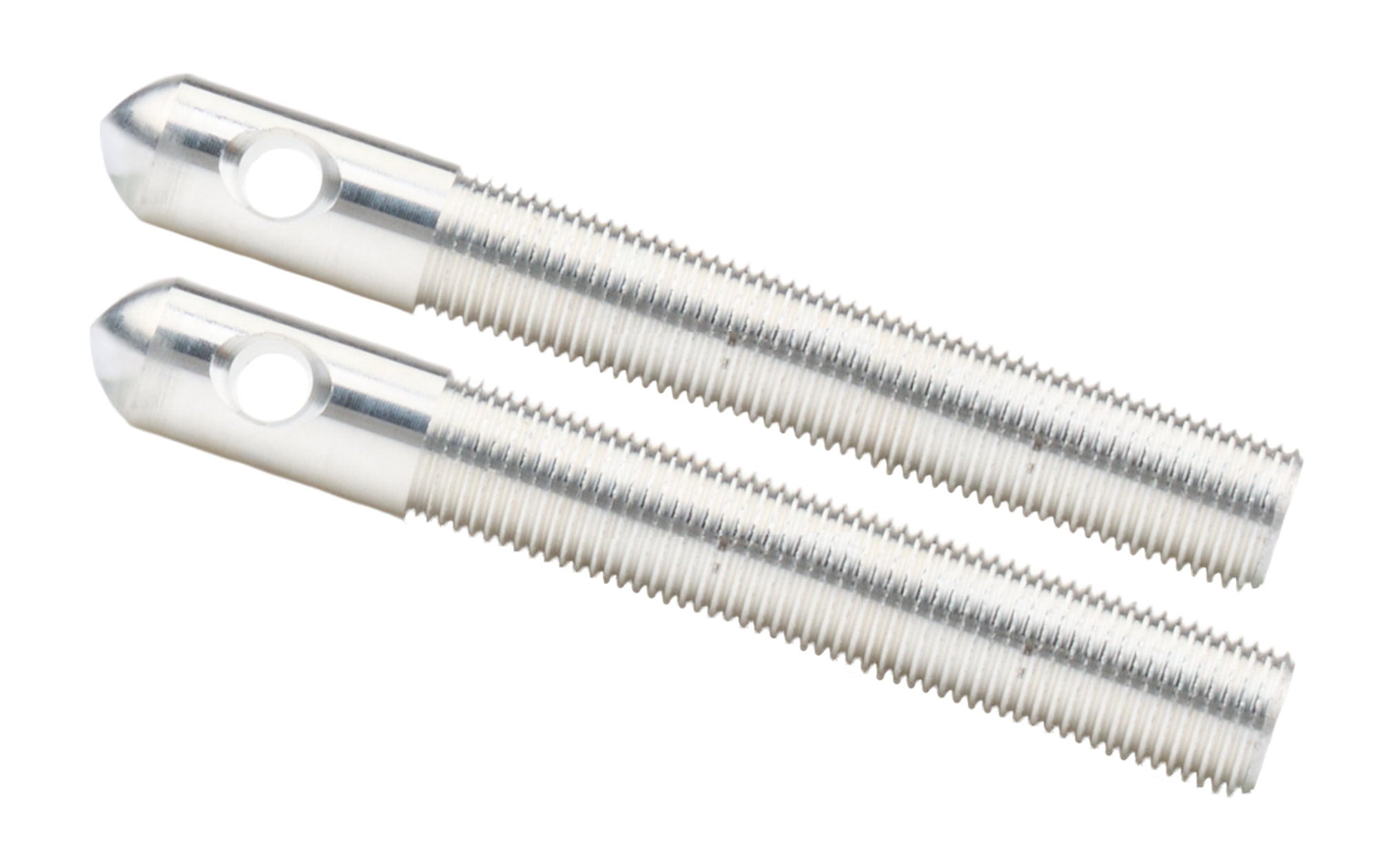 Alum Hood Pins 1/2in 1/4in Holes 2pk Silver Hood Pin Fastener Kits and Components Allstar Performance