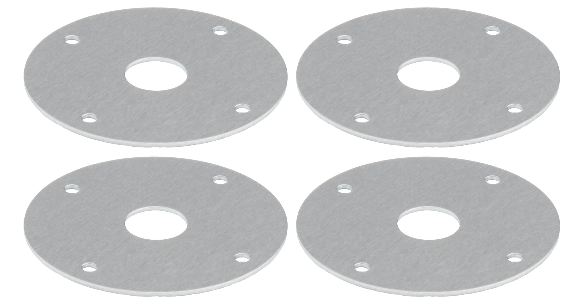Scuff Plate Aluminum 1/2in Hole 4pk Hood Pin Fastener Kits and Components Allstar Performance