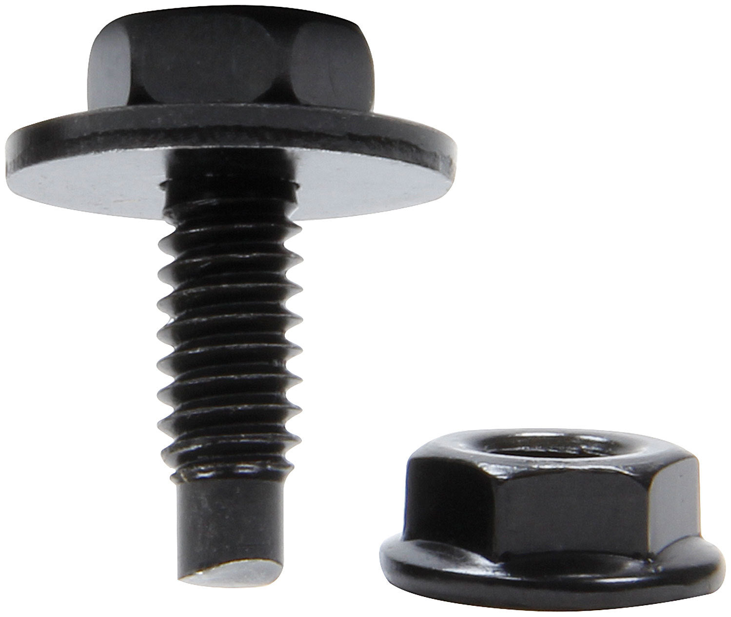 Body Bolt Kit 10pk Black 3/4in Body Fastener Kits Allstar Performance