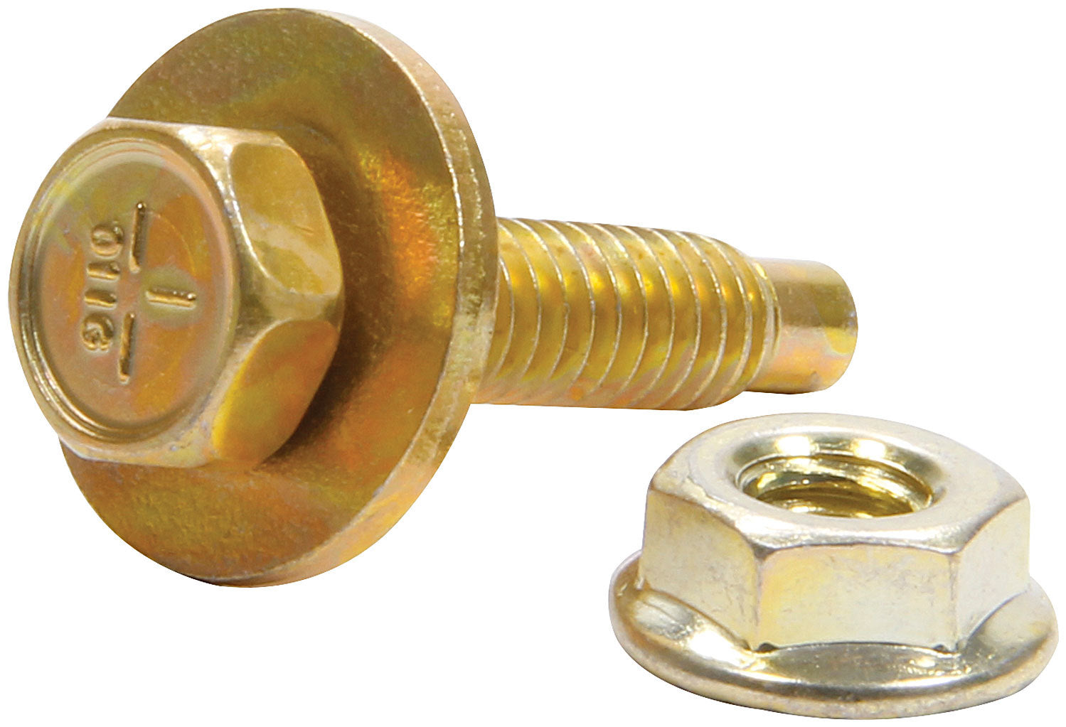 Body Bolt Kit 10pk Gold 1-1/8in Body Fastener Kits Allstar Performance