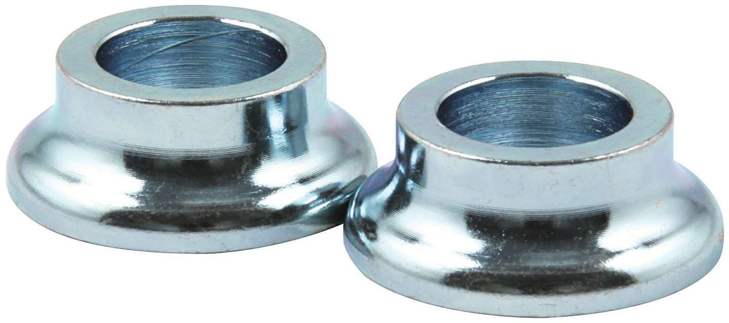 Tapered Spacers Steel 1/2in ID x 3/8in Long Rod End Bushings Allstar Performance