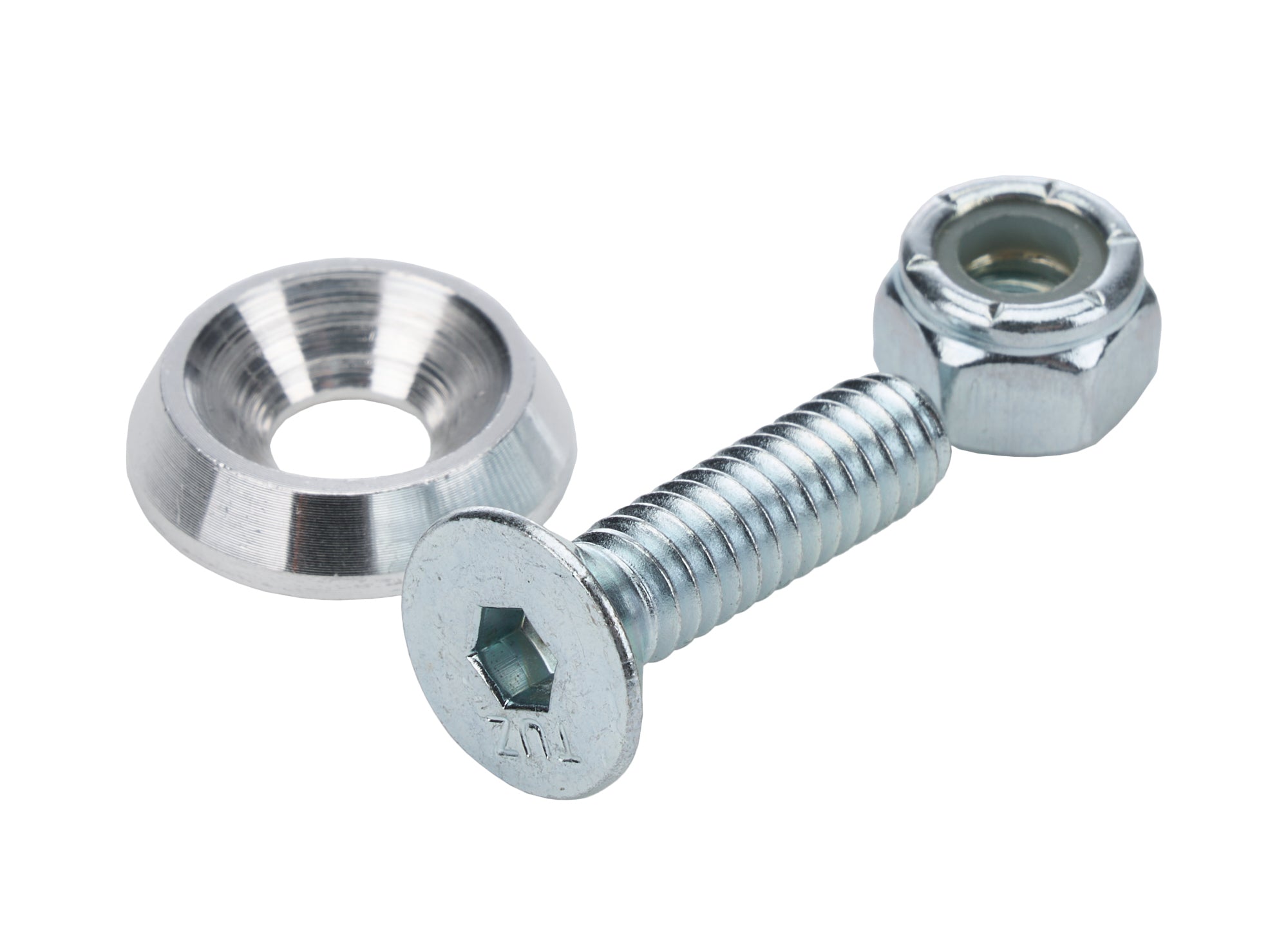 Countersunk Bolts 1/4in w/ 3/4in Washer 50pk Body Fastener Kits Allstar Performance