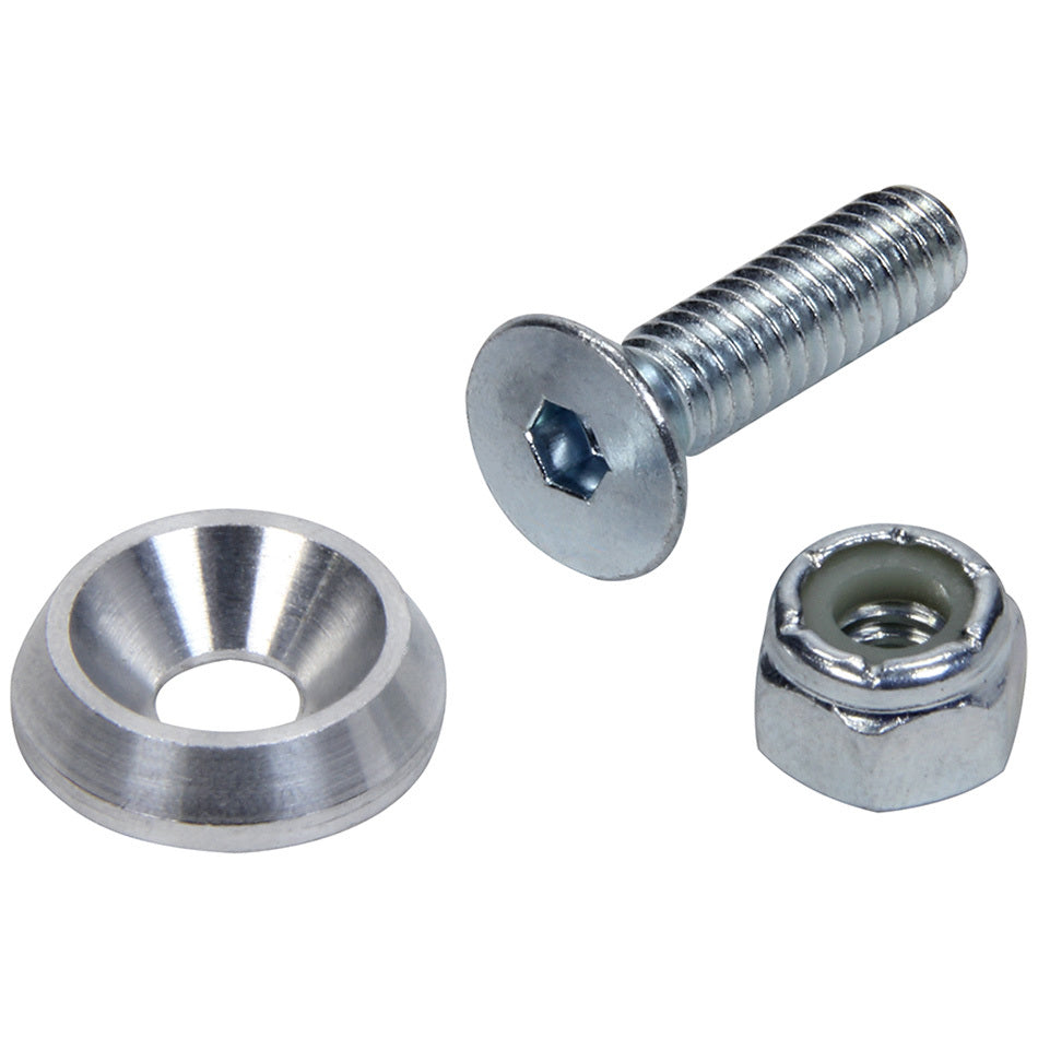 Countersunk Bolts 1/4in w/ 3/4in Washer 10pk Body Fastener Kits Allstar Performance