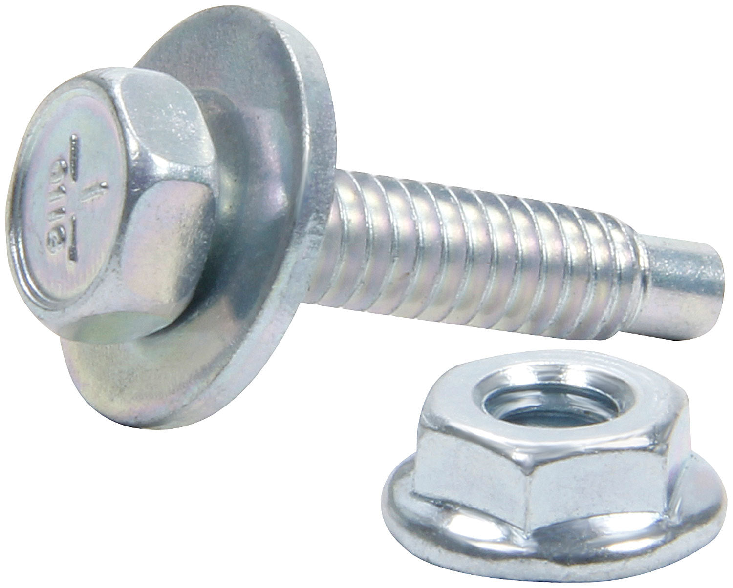 Body Bolt Kit 10pk Silver 1-1/8in Body Fastener Kits Allstar Performance