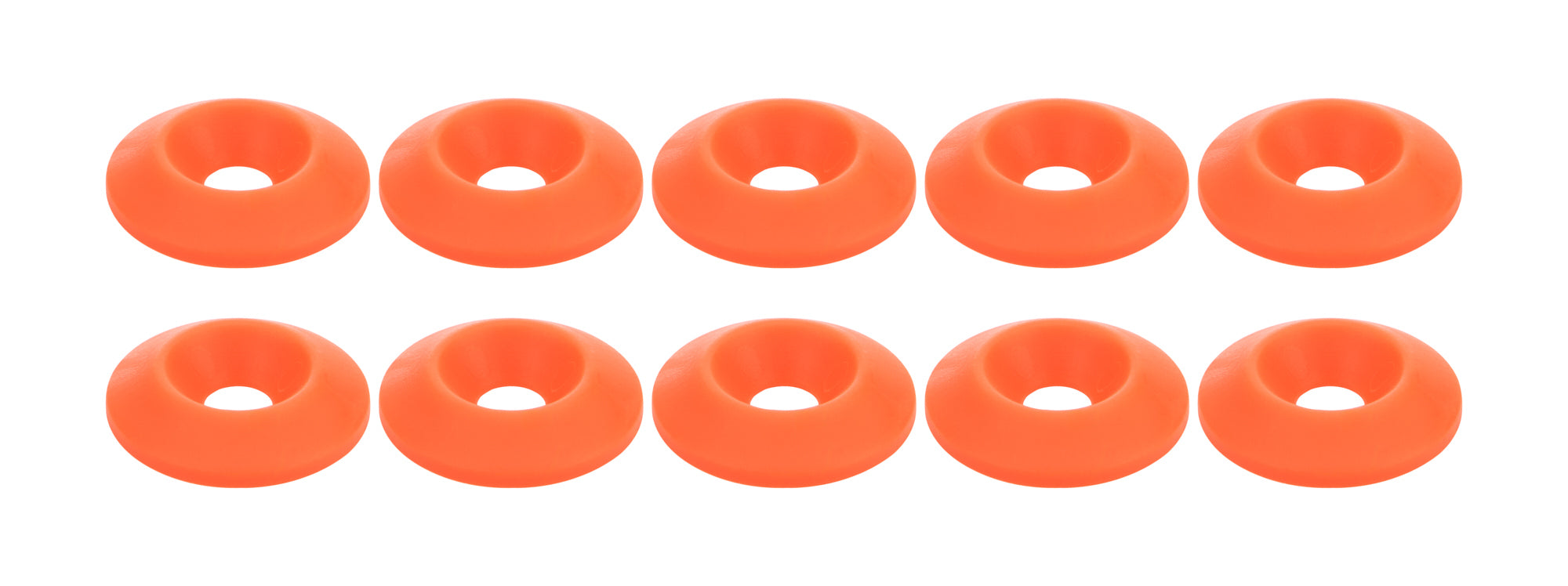 Countersunk Washer Fluorescent Orange 10pk Countersunk Washer Allstar Performance