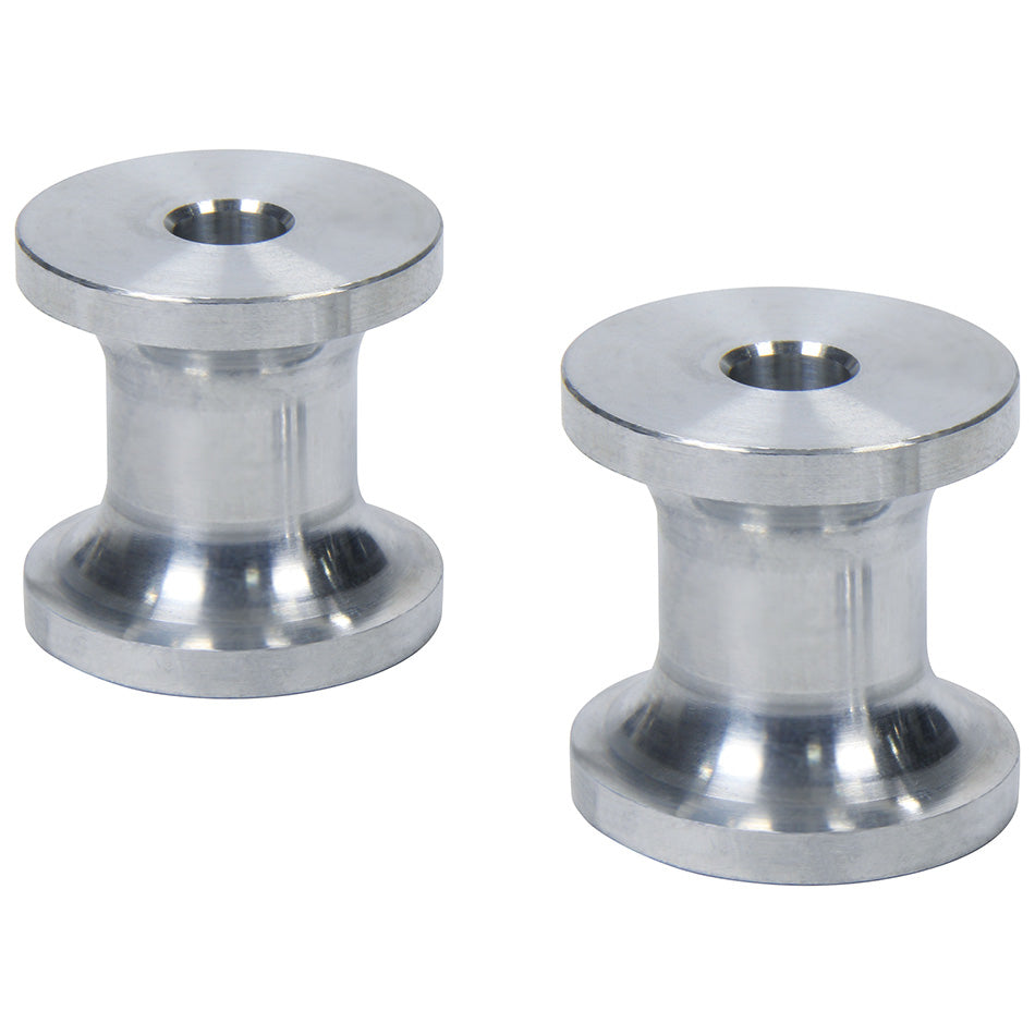 Hourglass Spacers 1/4in ID x 1in OD x 1in Long Rod End Bushings Allstar Performance