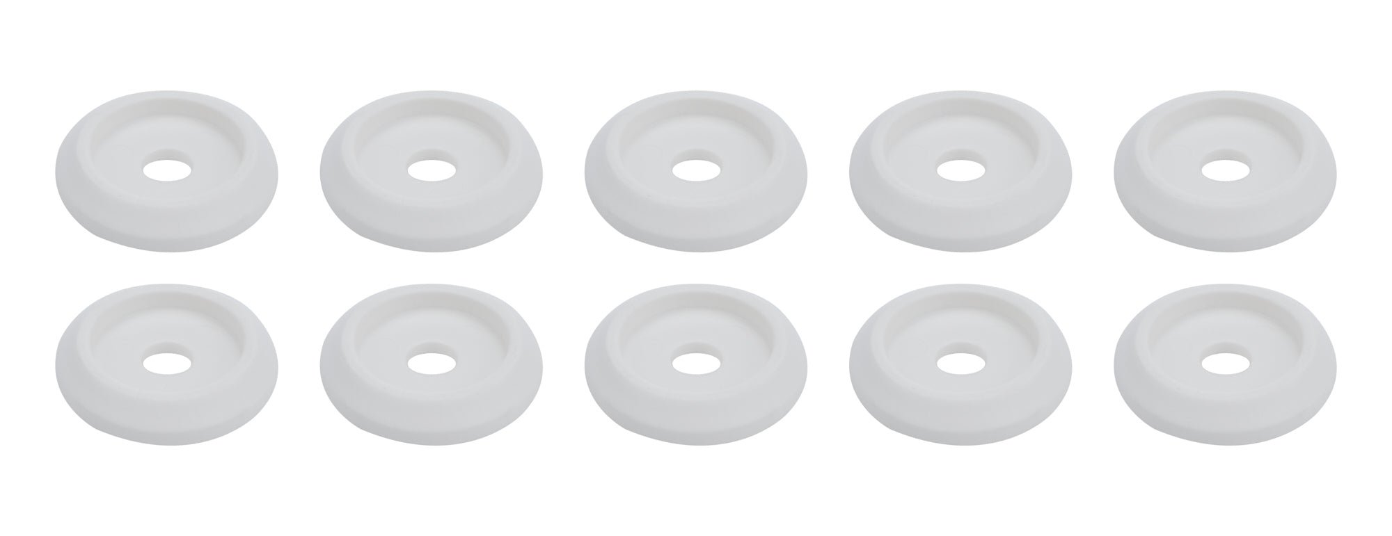 Body Bolt Washer Plastic White 10pk Countersunk Washer Allstar Performance