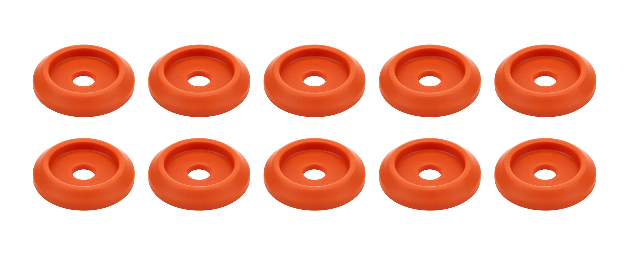 Body Bolt Washer Plastic Orange 10pk Countersunk Washer Allstar Performance