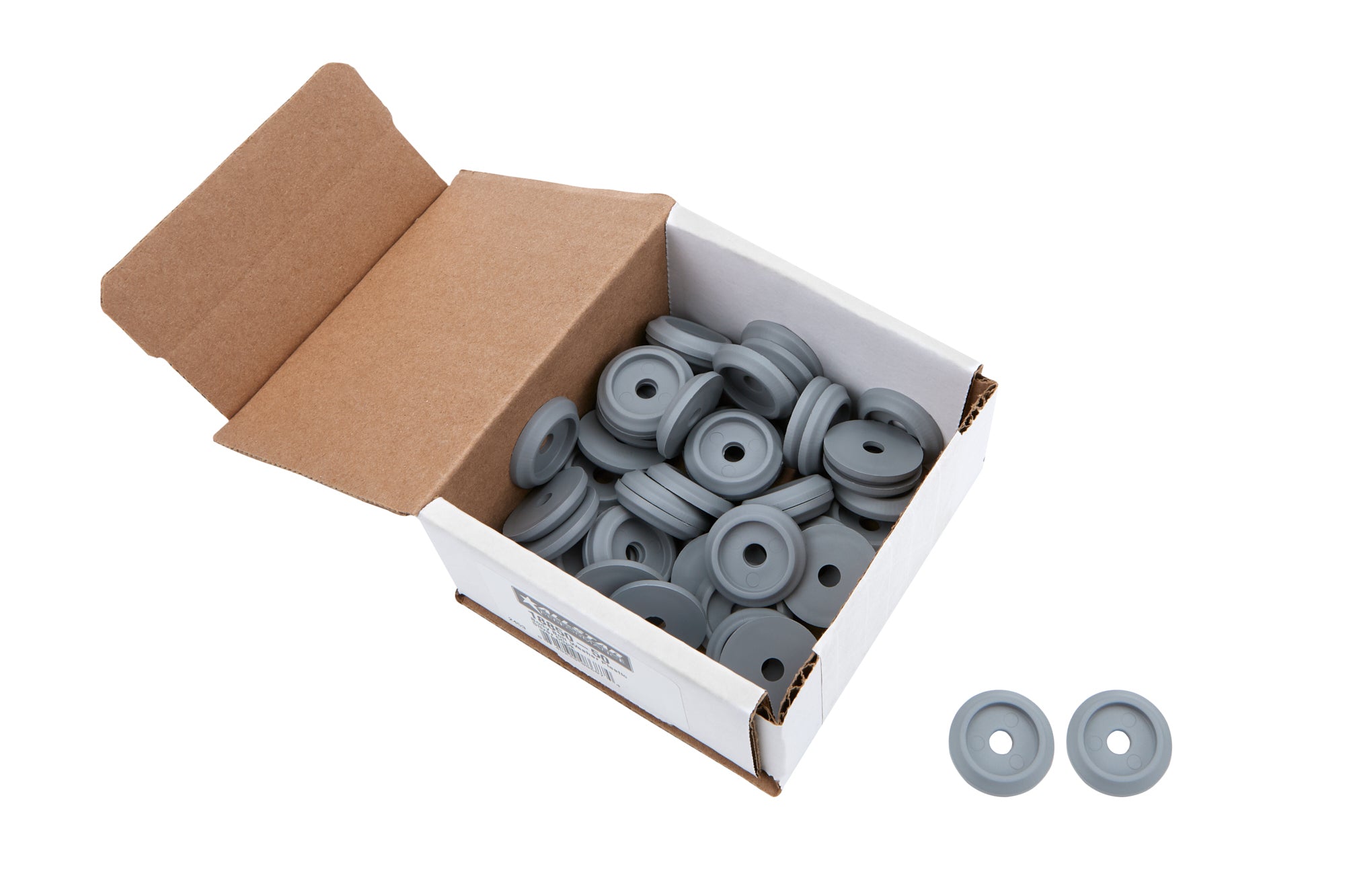 Body Bolt Washer Plastic Silver 50pk Countersunk Washer Allstar Performance
