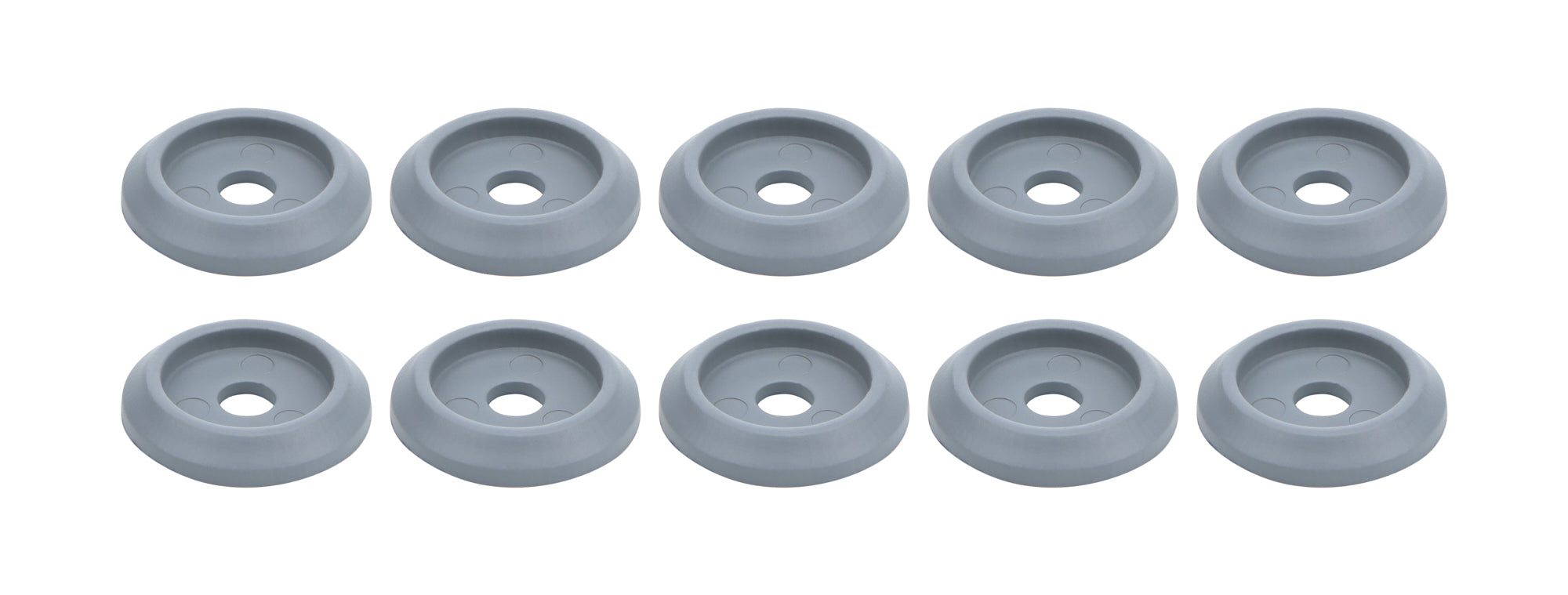 Body Bolt Washer Plastic Silver 10pk Countersunk Washer Allstar Performance