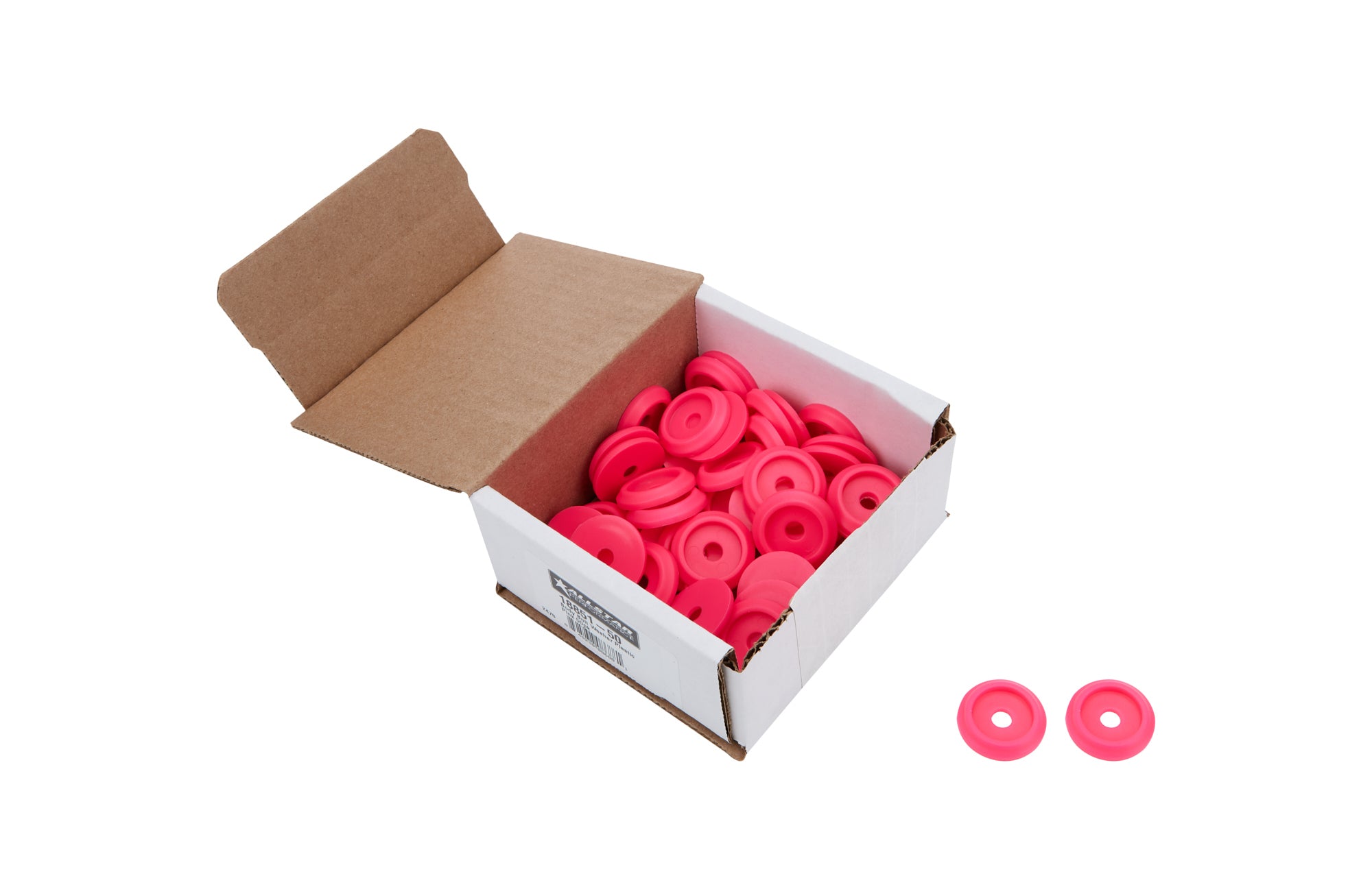 Body Bolt Washer Plastic Pink 50pk Countersunk Washer Allstar Performance