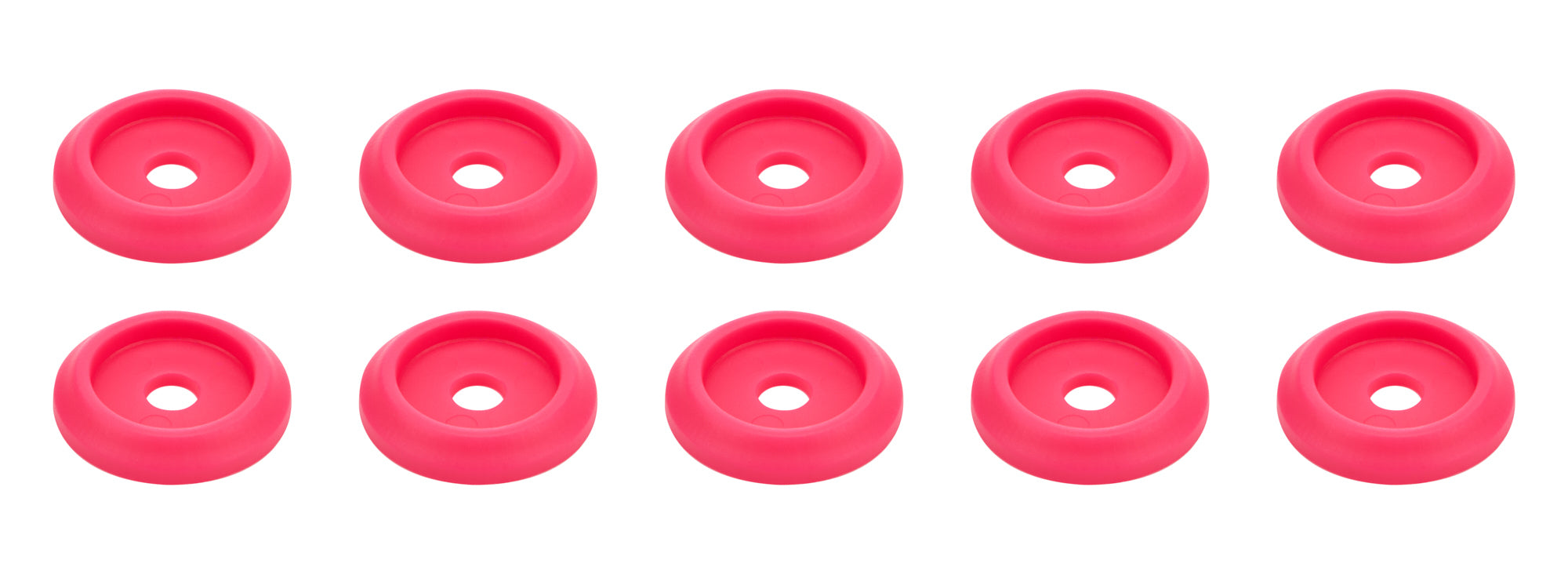 Body Bolt Washer Plastic Pink 10pk Countersunk Washer Allstar Performance