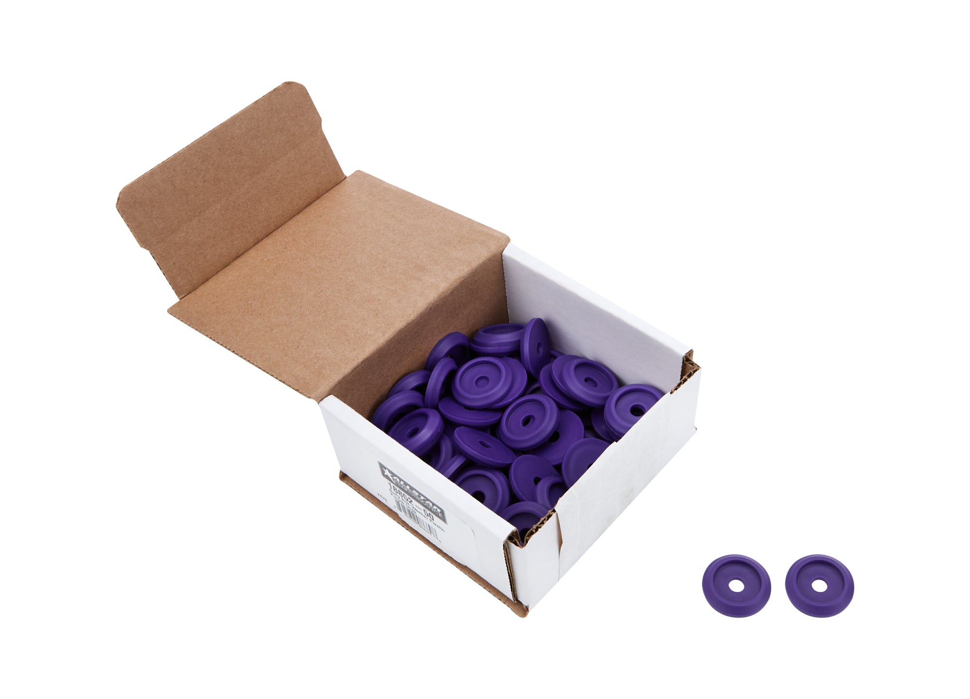 Body Bolt Washer Plastic Purple 50pk Countersunk Washer Allstar Performance