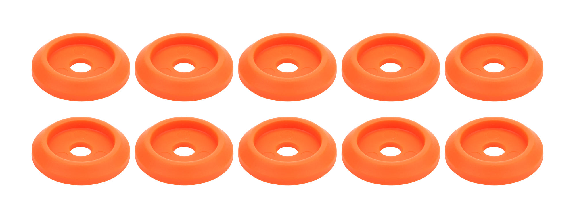 Body Bolt Washer Plastic Fluorescent Orange 10pk Countersunk Washer Allstar Performance