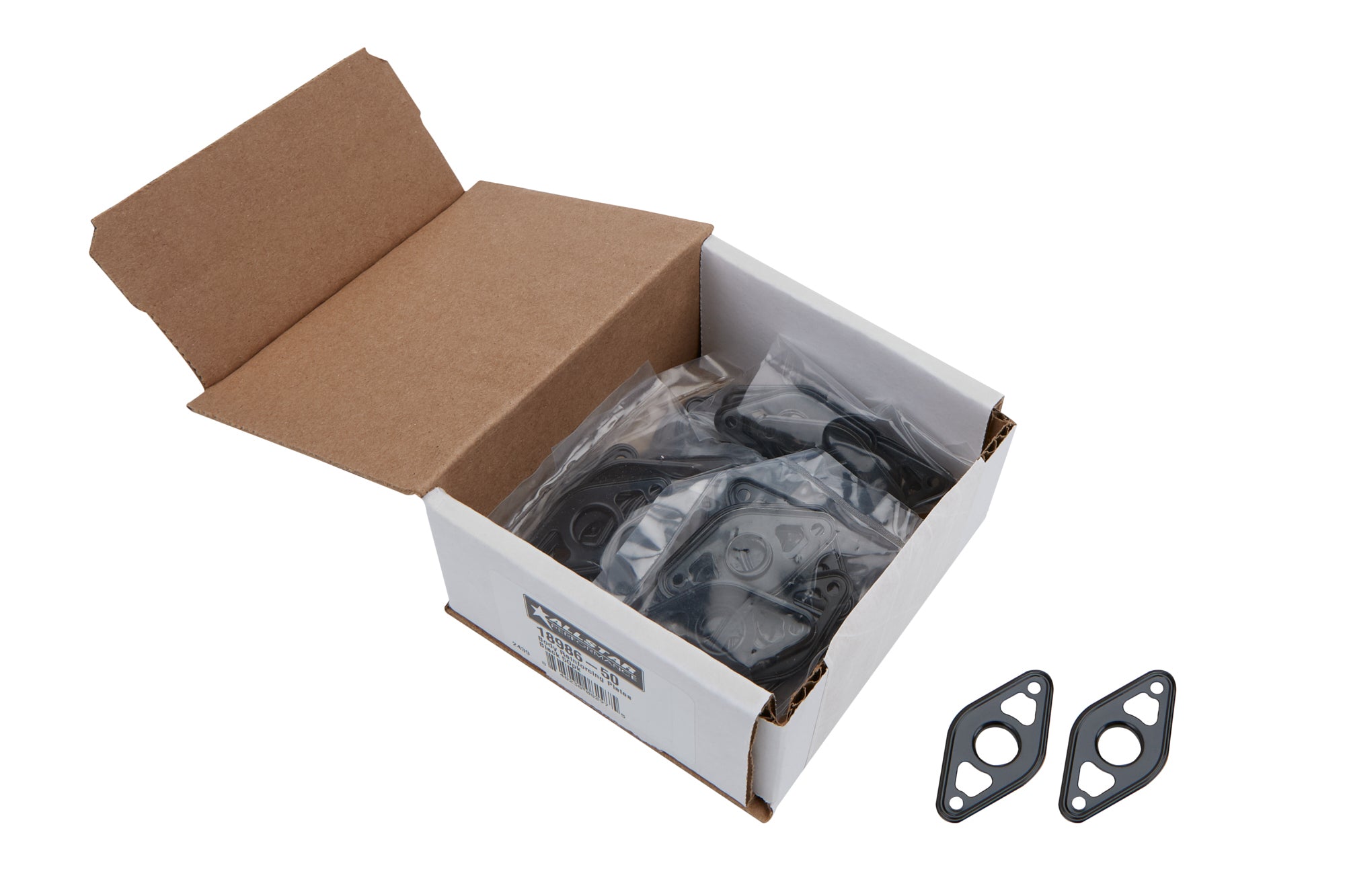Body Reinforcing Plates Black 50pk Quick Release Fasteners and Components Allstar Performance