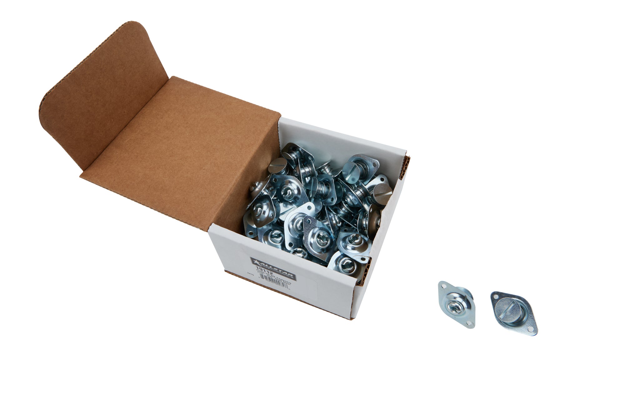 Flush Hd S/E Fasteners 7/16 .550in 50pk Steel Quick Release Fasteners and Components Allstar Performance