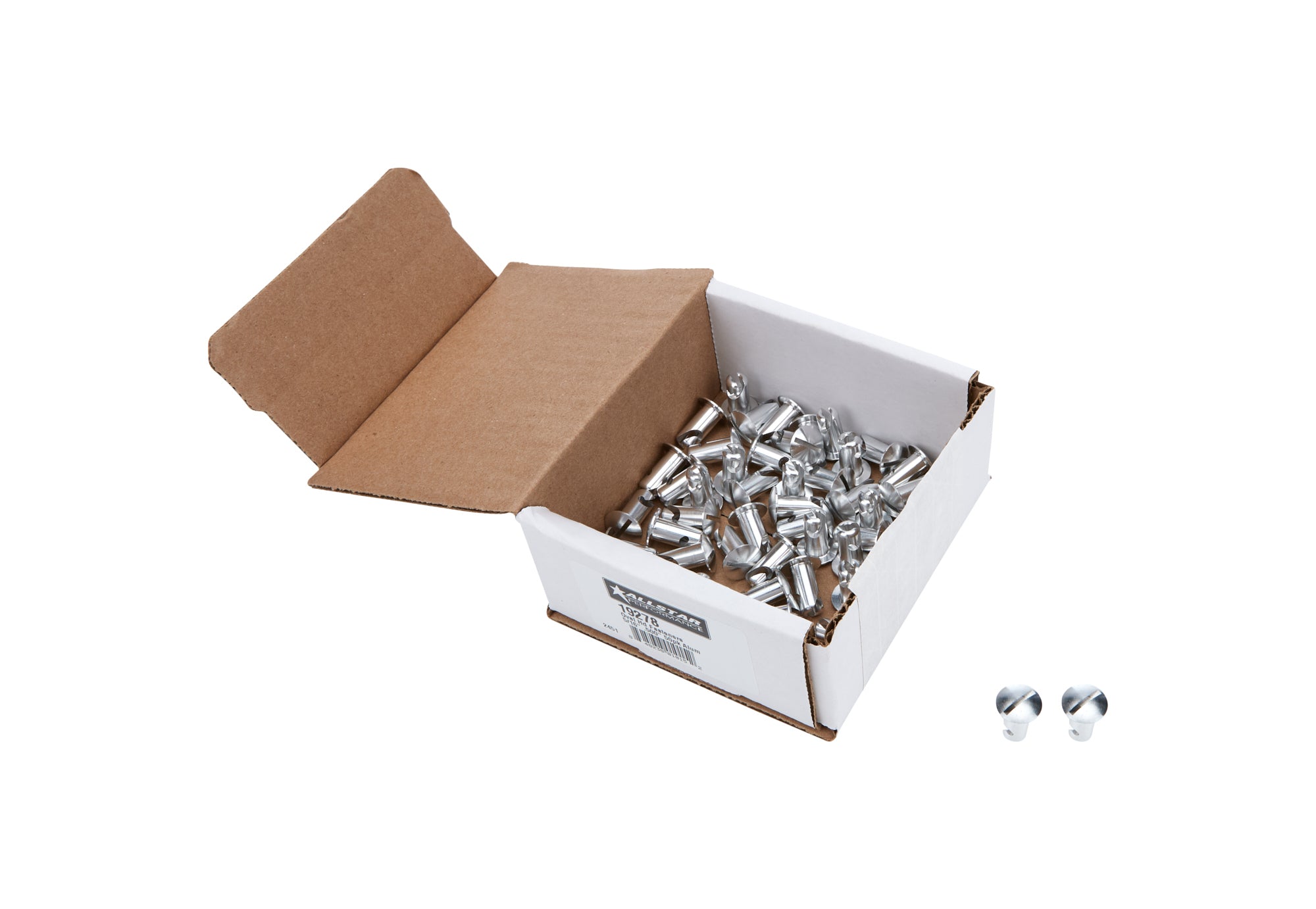 Oval Hd Fasteners 5/16 .500in 50pk Alum Quick Release Fasteners and Components Allstar Performance