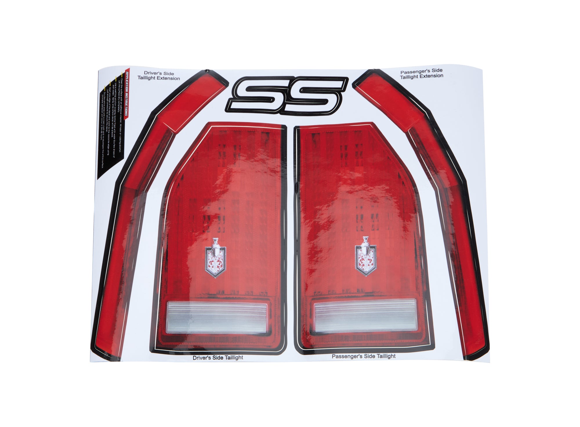 M/C SS Tail Decal Kit 1983-88 Nose/Tail Graphics Allstar Performance