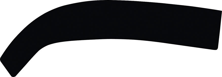 Lower Nose Support MD3 Black 3/8in Plastic Body Braces Allstar Performance