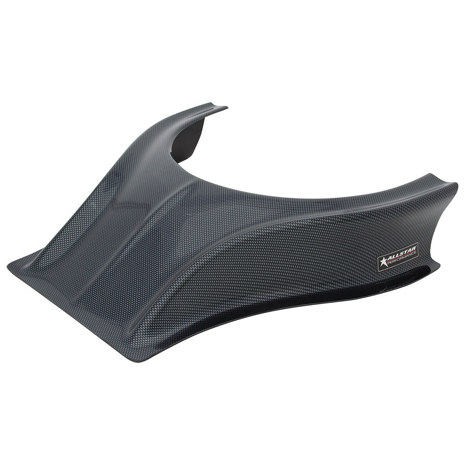 Flat Front Hood Scoop 3-1/2in Hood Cowls and Scoops Allstar Performance