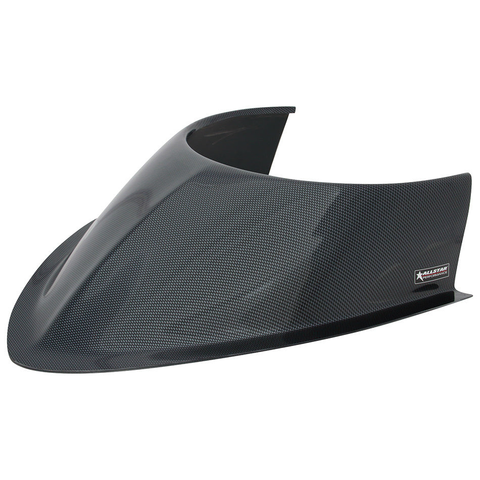 Tapered Front Hood Scoop Long 5-1/2in Curved Hood Cowls and Scoops Allstar Performance