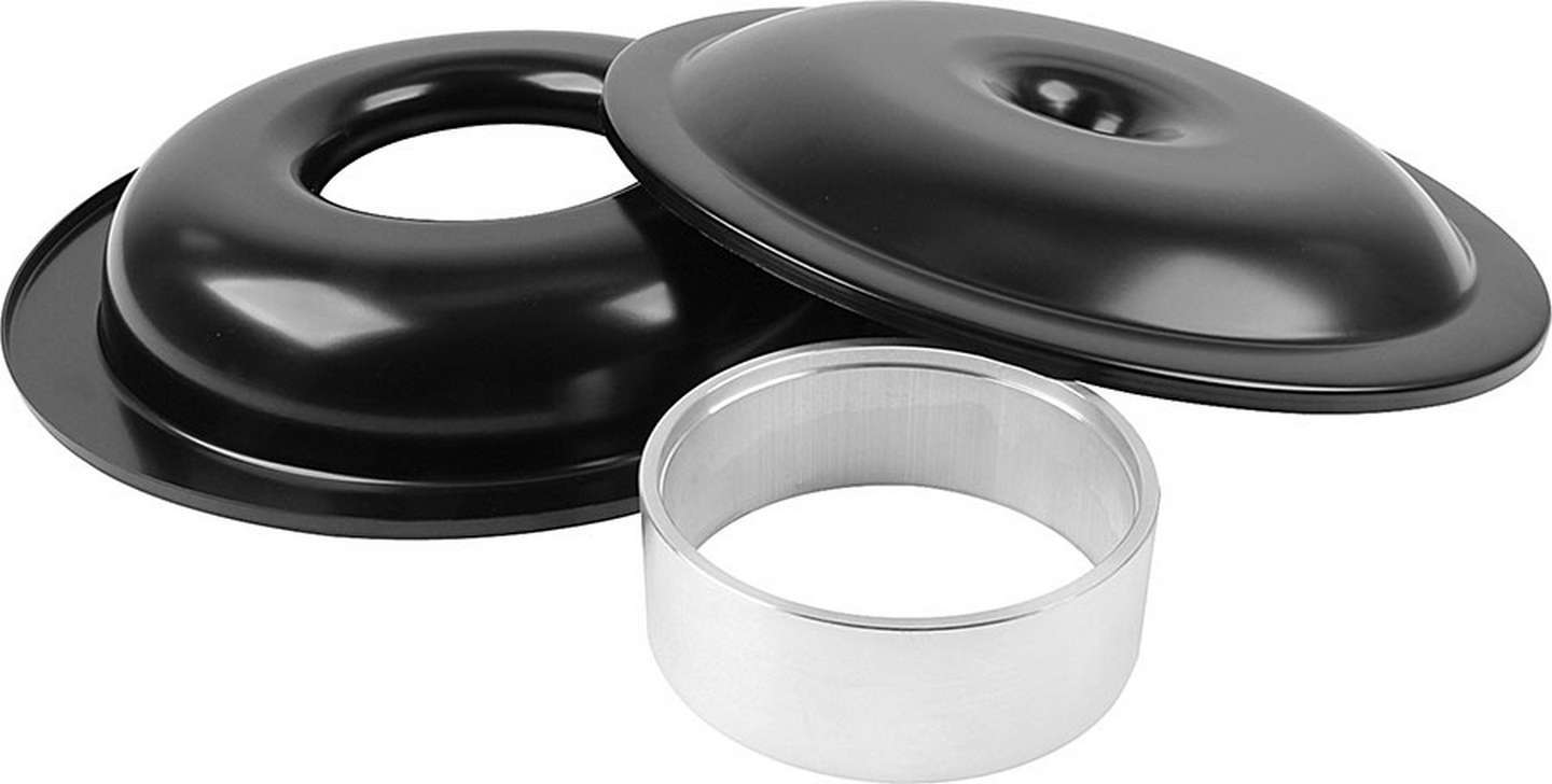 LW 14in A/C Kit Black No Element 2in Spacer Air Cleaner Assemblies and Air Intake Kits Allstar Performance