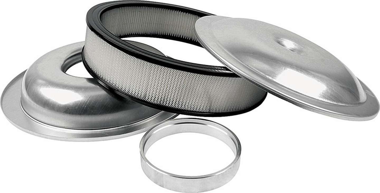 LW 14in A/C Kit Plain 3in Paper Element Air Cleaner Assemblies and Air Intake Kits Allstar Performance