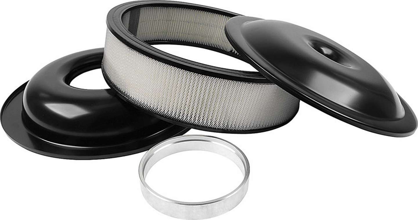 LW 14in A/C Kit Black Discontinued Air Cleaner Assemblies and Air Intake Kits Allstar Performance
