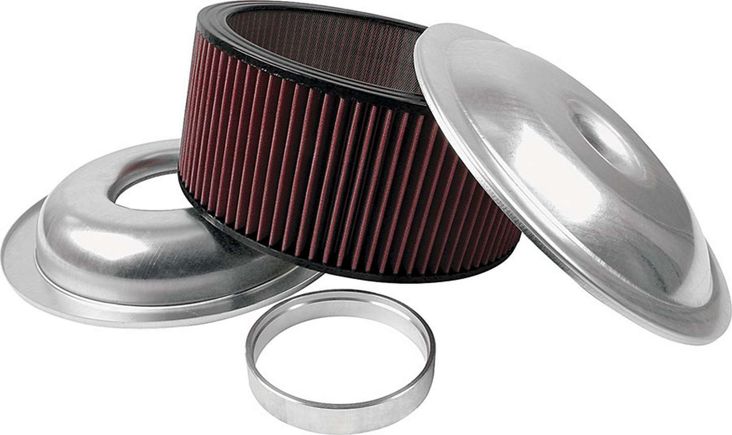 LW 14in A/C Kit Plain 6in Washable Element Air Cleaner Assemblies and Air Intake Kits Allstar Performance