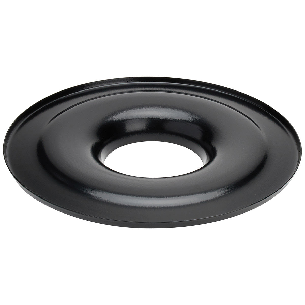 Flat 14in Air Cleaner Base Only Black Air Cleaner Assembly Components Allstar Performance