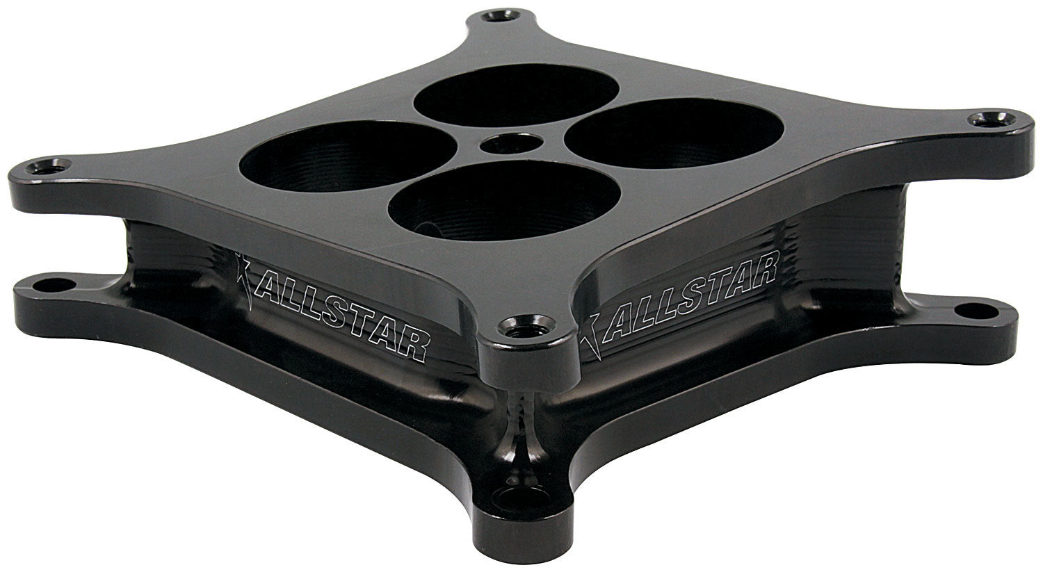 Angled Carb Spacer 4150 Carburetor Adapters and Spacers Allstar Performance