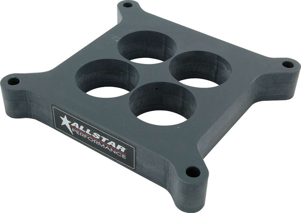 Drag Race Only Spacer 4150 4 Hole 1.00in Carburetor Adapters and Spacers Allstar Performance