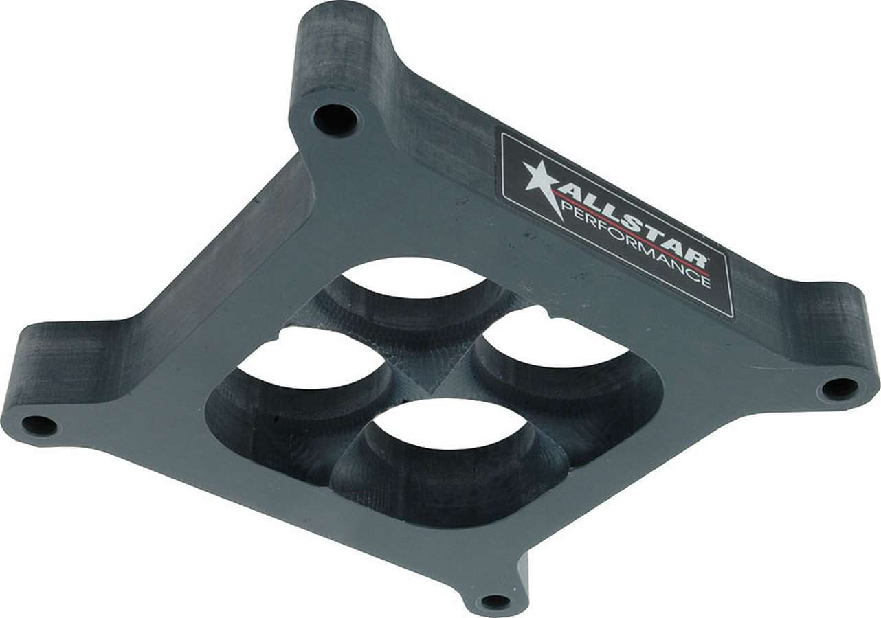 Drag Race Only Spacer 4150 Taper 4 Hole 1.00in Carburetor Adapters and Spacers Allstar Performance