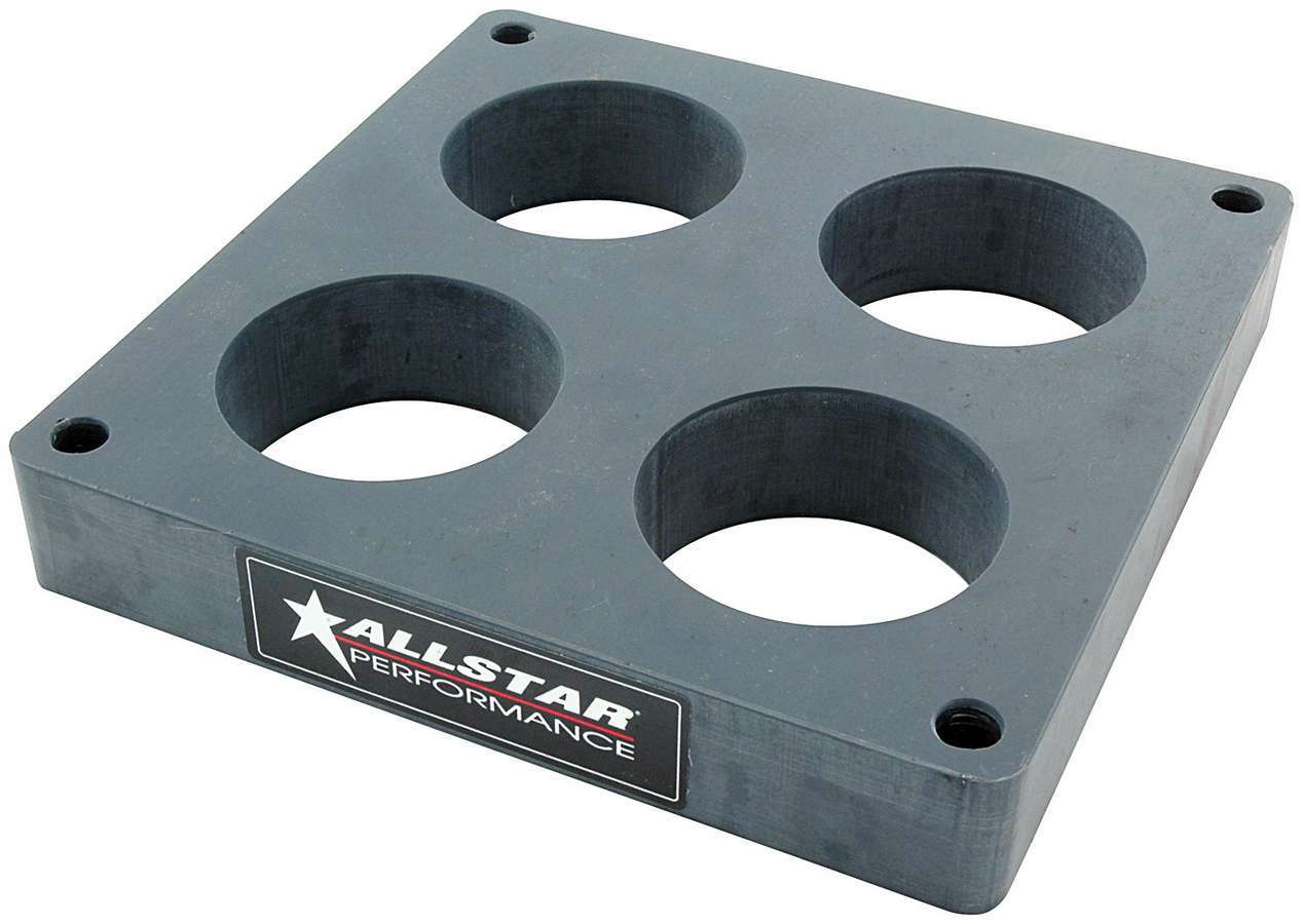 Carb Spacer 4500 4 Hole 1.00in Carburetor Adapters and Spacers Allstar Performance