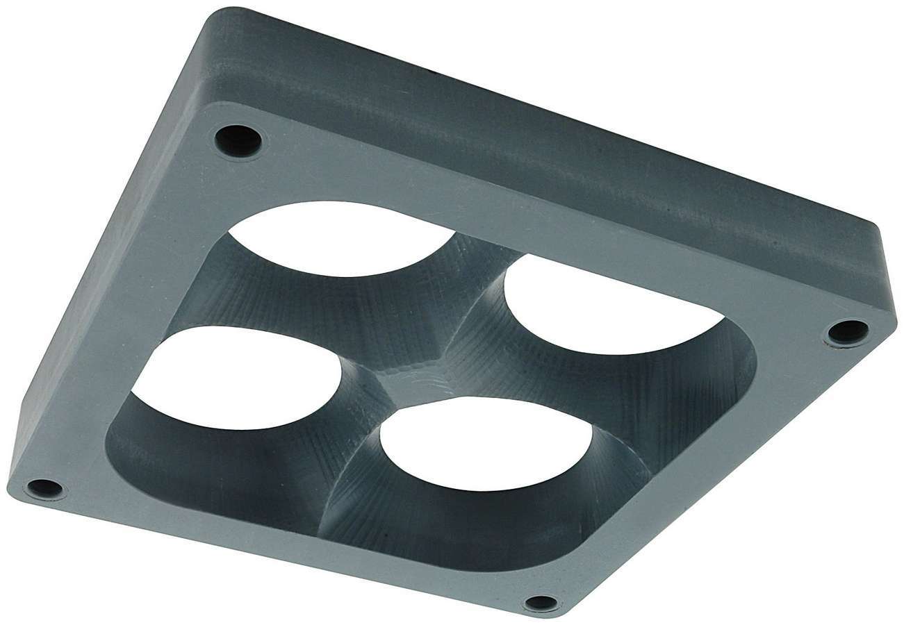 Carb Spacer 4500 Tapered 4 Hole 1.00in Carburetor Adapters and Spacers Allstar Performance