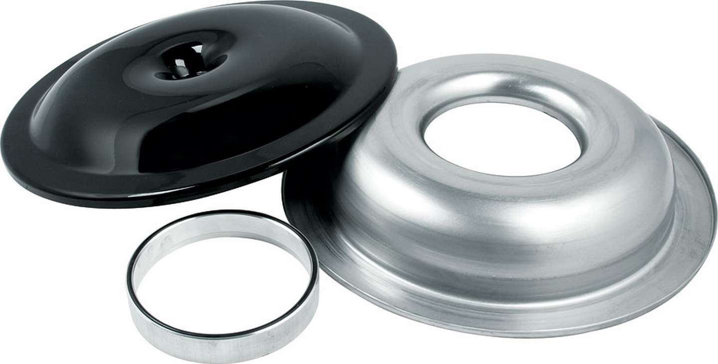 Air Cleaner Kit 14in Black w/1.00 Spacer Air Cleaner Assemblies and Air Intake Kits Allstar Performance