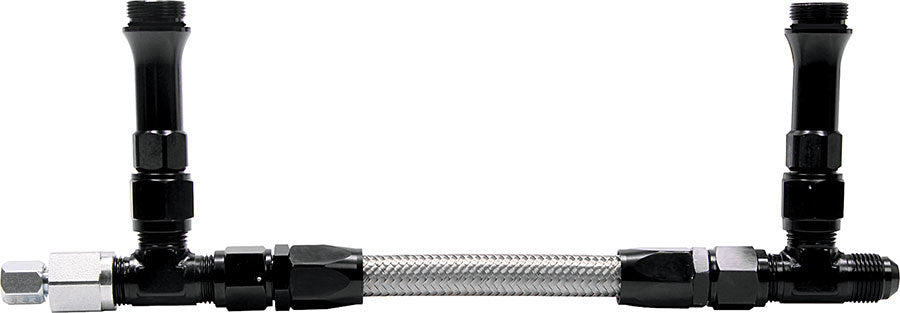 Fuel Line Kit 9-5/8in Holley Ultra HP Black Carburetor Fuel Lines/Logs Allstar Performance
