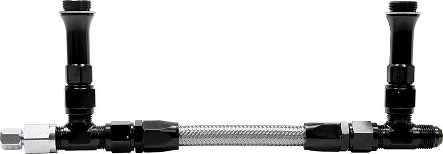 Fuel Line Kit 9-5/16in Std Holley Black Carburetor Fuel Lines/Logs Allstar Performance