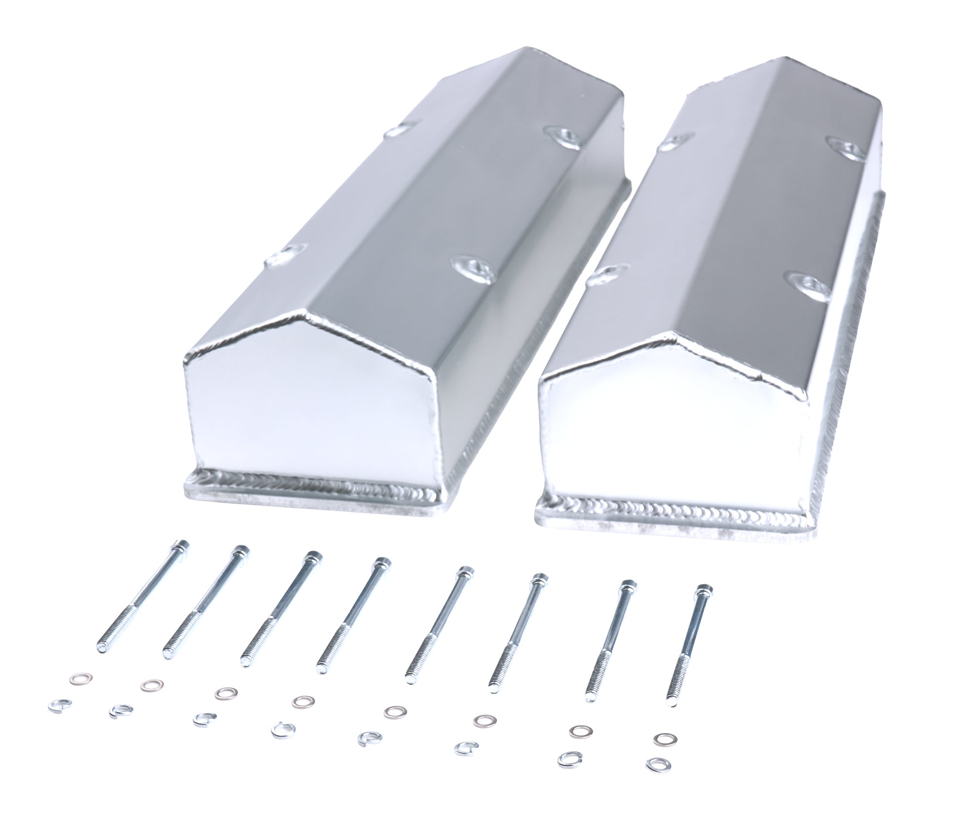 Valve Covers SBC Fab Aluminum w/o Tubes Valve Covers Allstar Performance