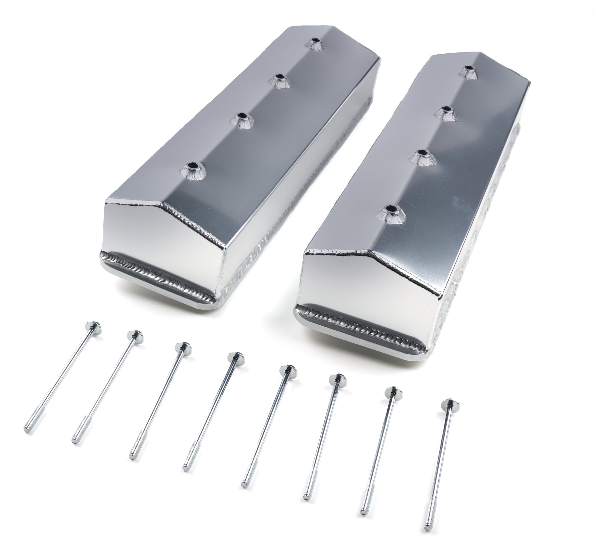 Valve Covers SBC Fab Alum Centerbolt Valve Covers Allstar Performance