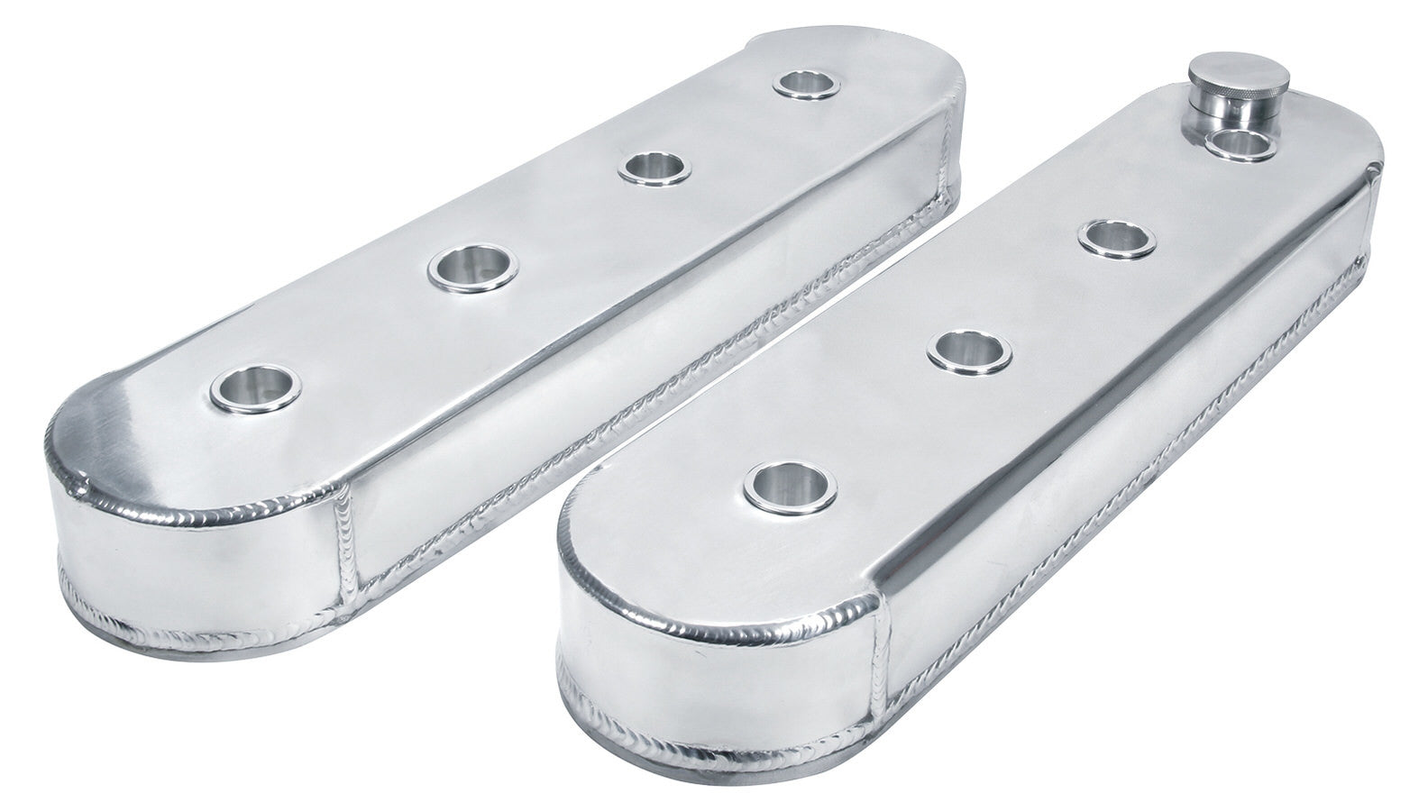 Valve Covers LS Fab Aluminum w/o Coil Mount Valve Covers Allstar Performance