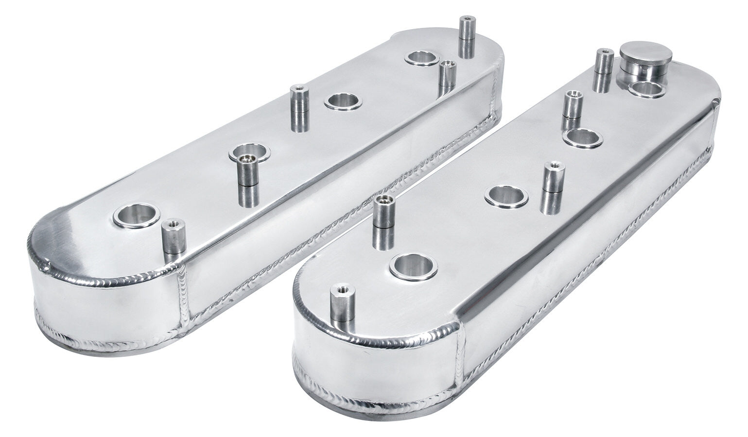 Valve Covers LS Fab Aluminum w/ Coil Mount Valve Covers Allstar Performance