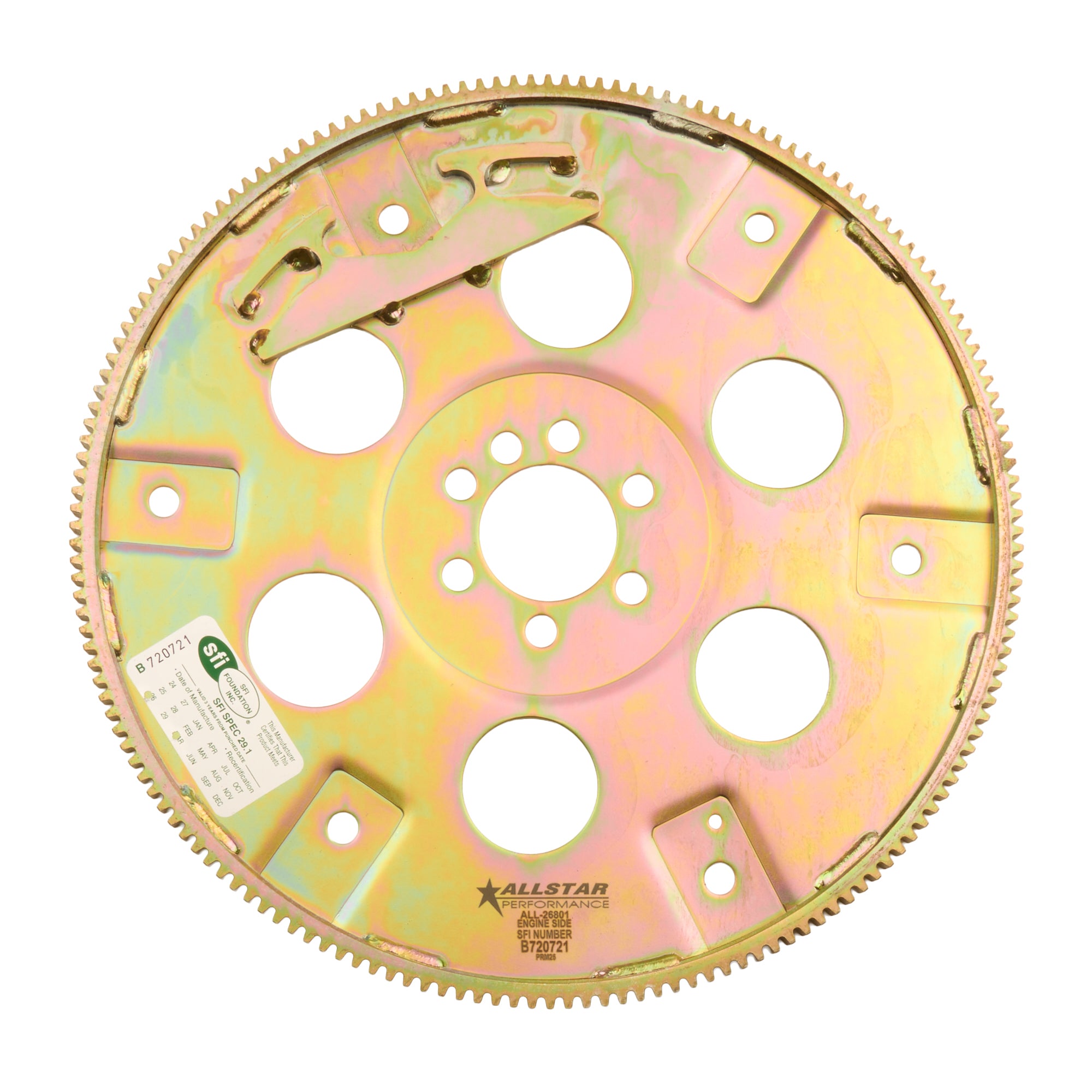 Flexplate 168T SFI External Balance 86-up Flexplates and Components Allstar Performance