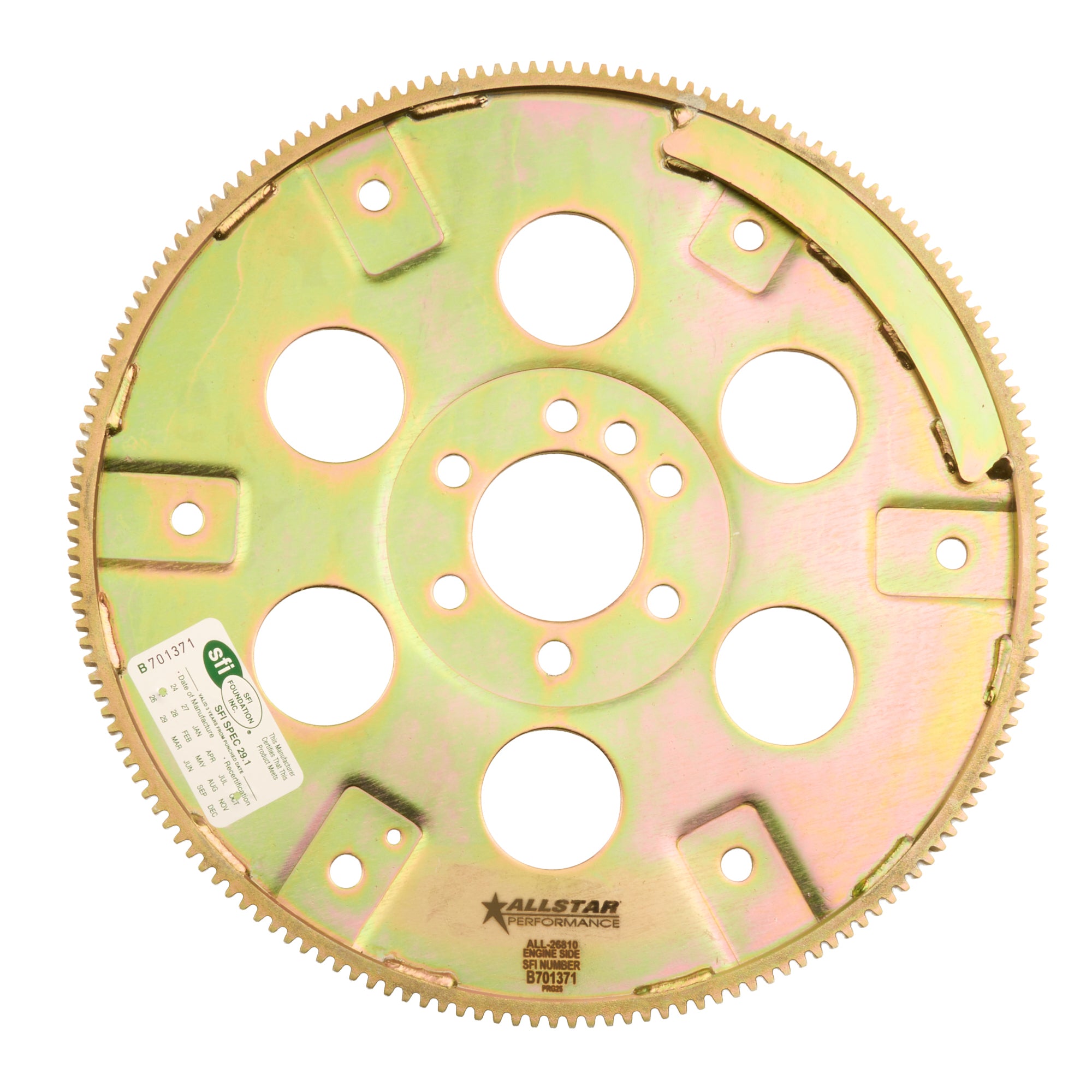 Flexplate 168T 400 SFI External Balance Flexplates and Components Allstar Performance