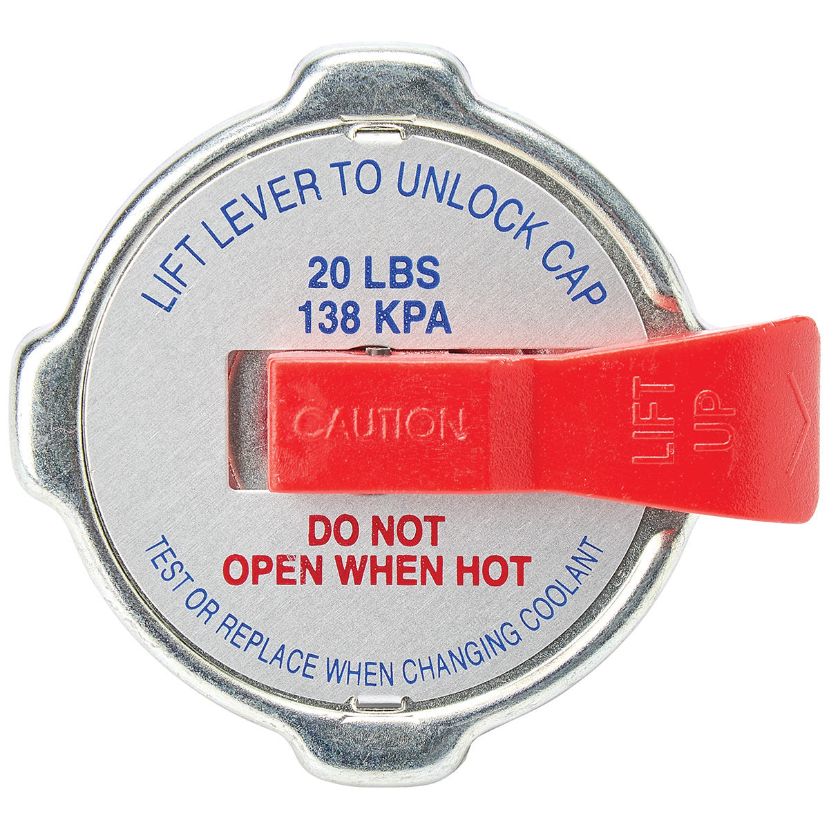 Radiator Cap 18-22 PSI W/Lever Radiator Caps Allstar Performance